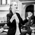 Tori Longdon rehearsing The Lea Singers at Academy St Albans in June 2019