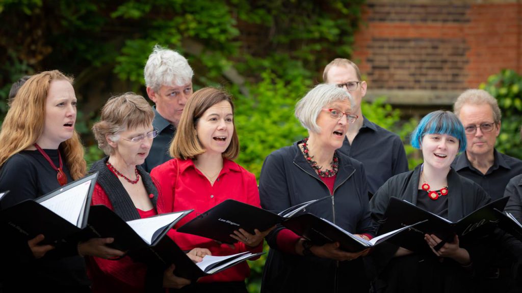 Members of The Lea Singers choir at Academy St Albans in June 2019