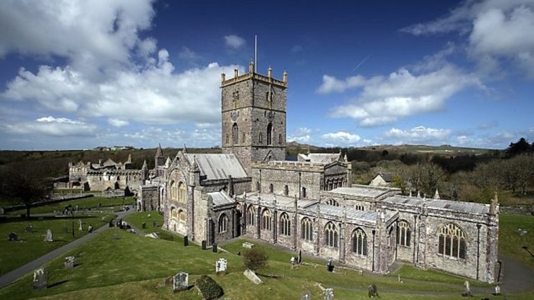 Exterior of St David's Cathedral